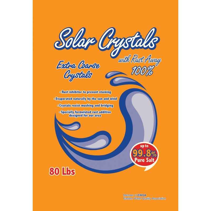 Solar Crystals with Rust Away - Available in 80 lb & 40 lb bags